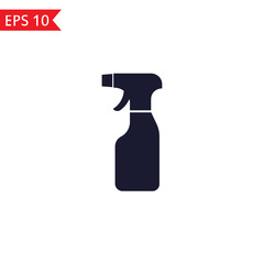 Wiping spray icon
