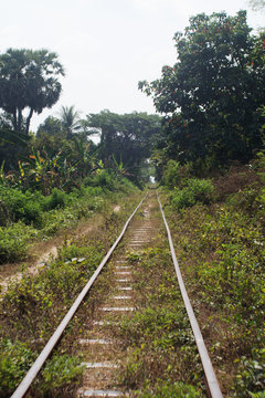 Cambodia old railway norry