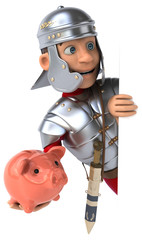 Naklejka premium Roman soldier