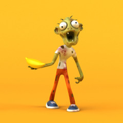 Fun zombie - 3D Illustration