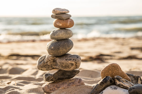 Stones at the Baltic Sea