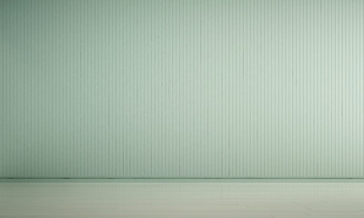 The empty loung and living room and green wood wall background texture