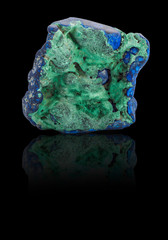 Azurite gemstone