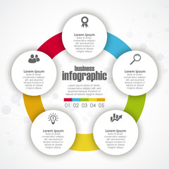 business info graphic template