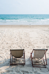 deckchair on the beach