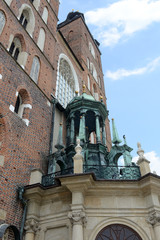 Fototapeta na wymiar Detail of St. Mary Basilica - Krakow - Poland