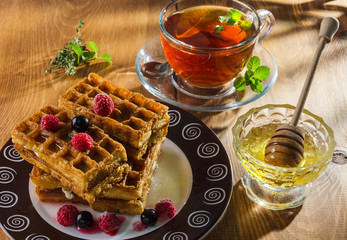 tea and wafers