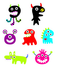 cute monster vector colelction
