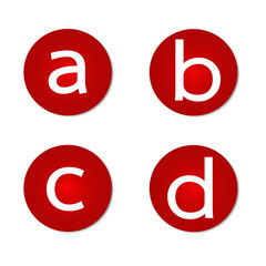 Obraz premium font letter