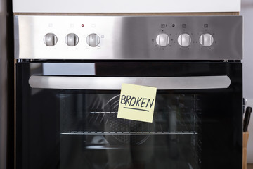 Close-up Of A Oven