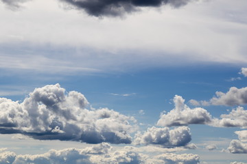 Fototapeta premium Cumulonimbus clouds, dramatic sky