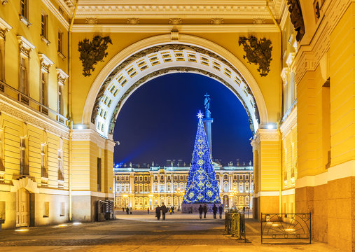 Christmas St. Petersburg. Russia