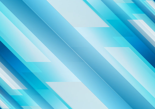 Light Blue Geometric Technology Abstract Background