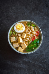 Miso ramen soup