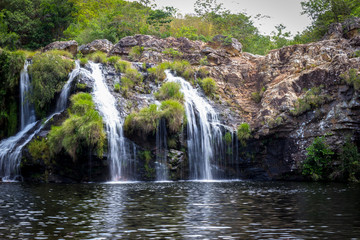 Fototapeta na wymiar Cachoeira Capitólio de Minas