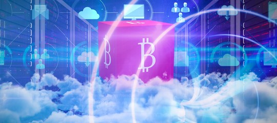 Composite image of view of cloudscape 