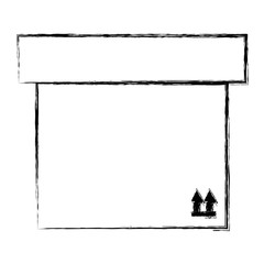 carton box isolated icon vector illustration design