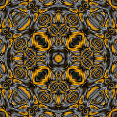 abstrakt fraktal mosaik nahtlos illustration