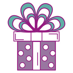 gift box present icon vector illustration design