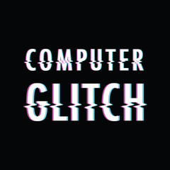 computer glitch text