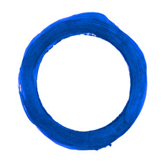 Unordentlicher Farbkreis blau
