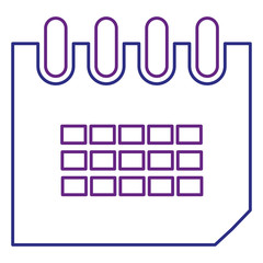 calendar reminder isolated icon vector illustration design