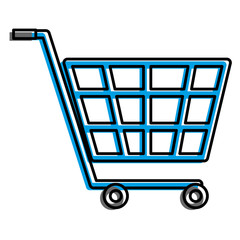 shopping cart isolated icon vector illustration design