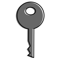 key security isolated icon vector illustration design
