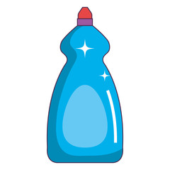 bottle laundry product icon vector illustration design