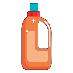 bottle laundry product icon vector illustration design