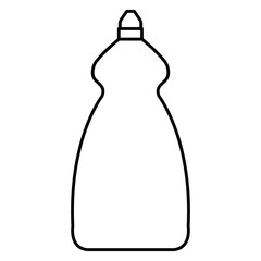 bottle laundry product icon vector illustration design