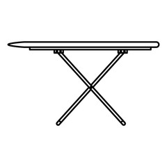 ironing board isolated icon vector illustration design