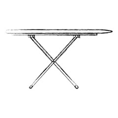 ironing board isolated icon vector illustration design