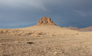 Fototapeta na wymiar Typical Mongolian landscape