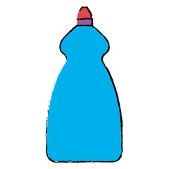 bottle laundry product icon vector illustration design