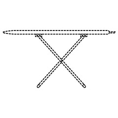 ironing board isolated icon vector illustration design