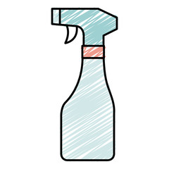 spray bottle isolated icon vector illustration design