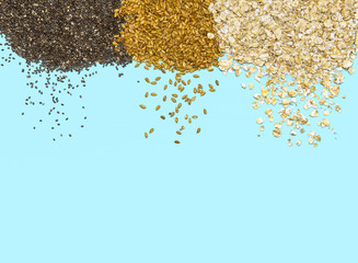 Semillas de ch&iacute;a, lino y avena