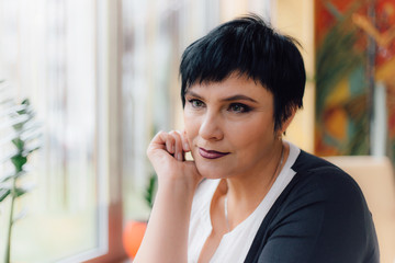Fototapeta premium Beautiful mature woman