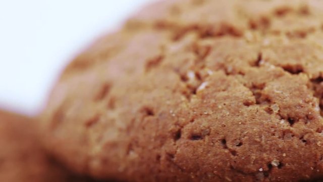 Stack of oatmeal cookies