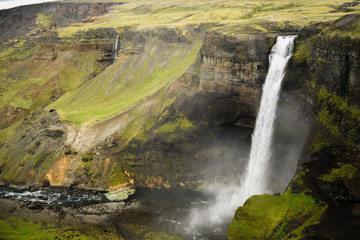 Háifoss waterfall, Iceland