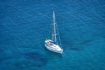 Sea and Sailboat