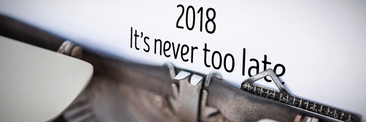 Composite image of it is never too late 