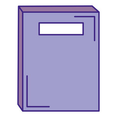 text book isolated icon vector illustration design