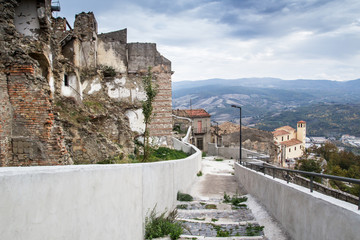 Calitri (Avellino) Terremoto Irpinia