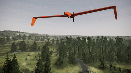 uav dron samolot pustynia krajobraz morze © Dariusz Czajka