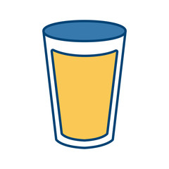 Juicei n glass cup icon vector illustration graphic design