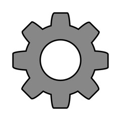 gear machine isolated icon vector illustration design