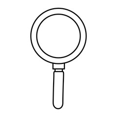 search magnifying glass icon vector illustration design