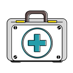 Obraz premium medical kit isolated icon vector illustration design